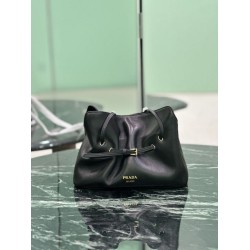 Premium Replica Prada Dada Small Shoulder Bag Black Nappa Leather At Cheap Price