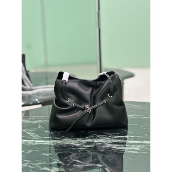 Premium Replica Prada Dada Small Shoulder Bag Black Nappa Leather At Cheap Price