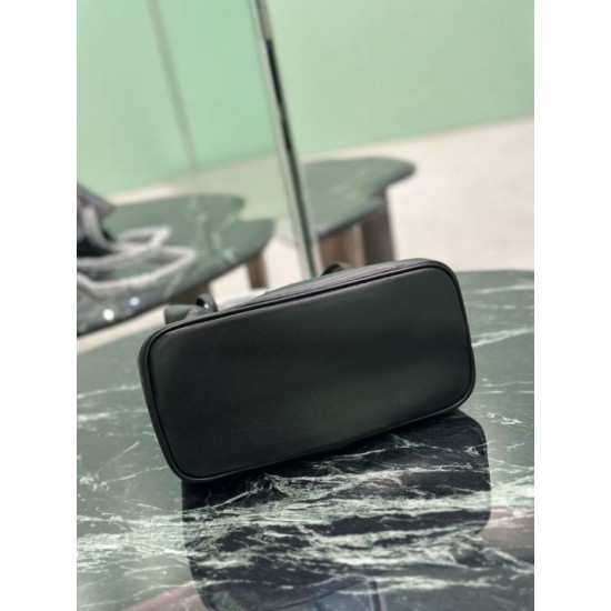 Premium Replica Prada Dada Small Shoulder Bag Black Nappa Leather At Cheap Price