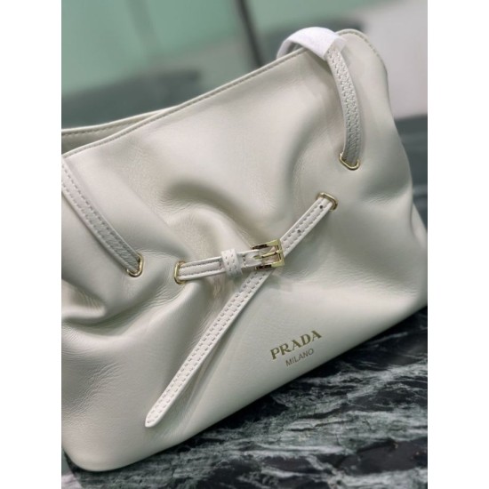 Fake Prada Dada Small Shoulder Bag Beige Nappa Leather Knockoff Clone Sale Online Premium Replica Prada Dada Small Shoulder Bag Beige Nappa Leather At Cheap Price