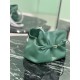 Premium Replica Prada Dada small shoulder bag green nappa leather At Cheap Price