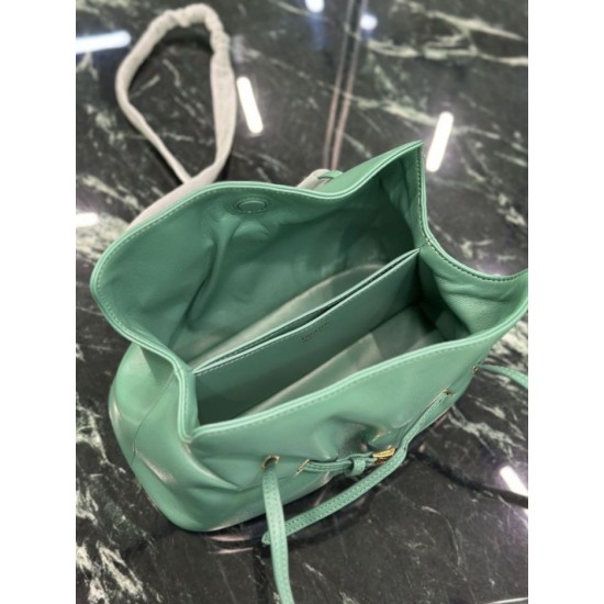 Premium Replica Prada Dada small shoulder bag green nappa leather At Cheap Price