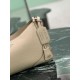 Premium Replica Prada Aimée large shoulder bag 1BC280 beige deerskin At Cheap Price