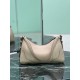 Premium Replica Prada Aimée large shoulder bag 1BC280 beige deerskin At Cheap Price