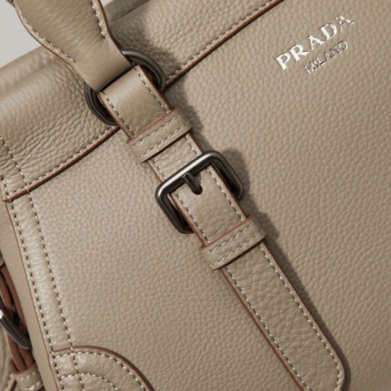 Premium Replica Prada large handbag 1BG604 beige At Cheap Price