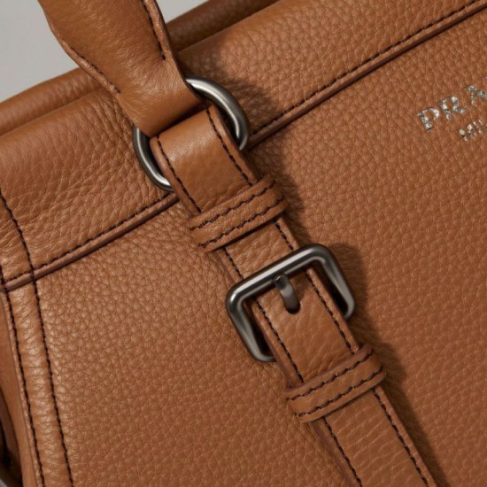 Premium Replica Prada large handbag 1BG604 brown At Cheap Price