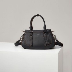 Premium Replica Prada large handbag 1BG604 black At Cheap Price