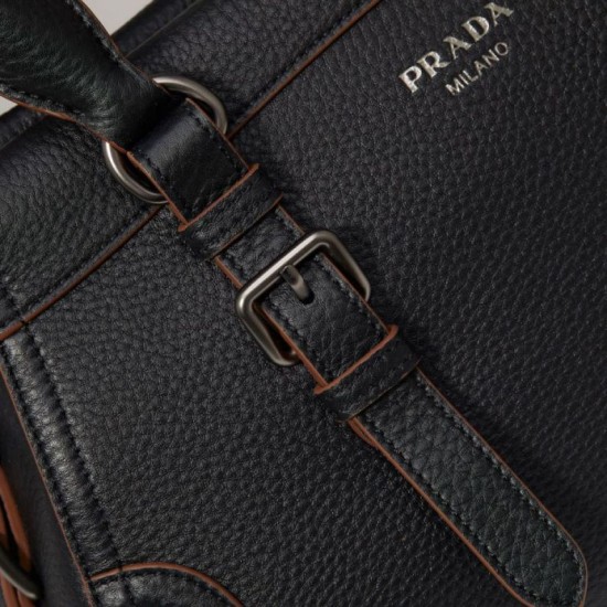 Premium Replica Prada large handbag 1BG604 black At Cheap Price