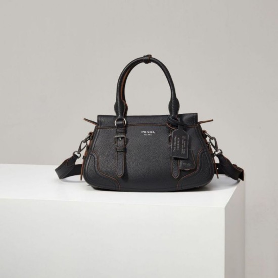 Premium Replica Prada large handbag 1BG604 black At Cheap Price
