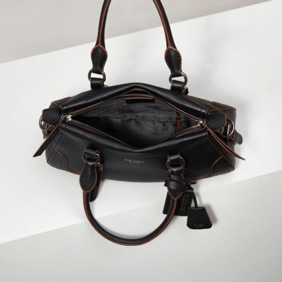 Premium Replica Prada large handbag 1BG604 black At Cheap Price