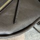 Premium Replica Celine Halfmoon Soft Triomphe bag soft shiny lambskin black At Cheap Price