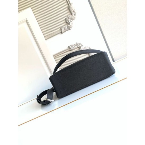 Fake Fendi Lui medium/large shoulder bag 7VA667 black Knockoff Clone Sale Online Premium Replica Fendi Lui medium/large shoulder bag 7VA667 black At Cheap Price