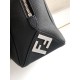 Fake Fendi Lui medium/large shoulder bag 7VA667 black Knockoff Clone Sale Online Premium Replica Fendi Lui medium/large shoulder bag 7VA667 black At Cheap Price