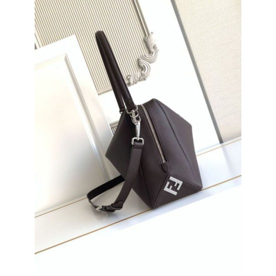 Fake Fendi Lui medium/large shoulder bag 7VA667 brown Knockoff Clone Sale Online Premium Replica Fendi Lui medium/large shoulder bag 7VA667 brown At Cheap Price