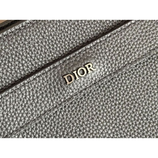 Premium Replica Dior Normandie A5 triangular clutch black At Cheap Price