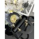 Premium Replica Dior Cannage Lucky Star Studded Mini Lady Dior Bag with D.I.O.R. Charms Black At Cheap Price