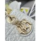 Premium Replica Dior Cannage Lucky Star Studded Mini Lady Dior Bag with D.I.O.R. Charms White At Cheap Price