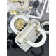 Premium Replica Dior Cannage Lucky Star Studded Mini Lady Dior Bag with D.I.O.R. Charms White At Cheap Price