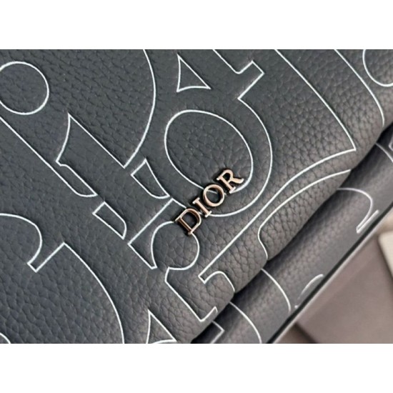 Premium Replica Men's Dior Rider 2.0 Dior Gravity Zip Backpack Navy Blue At Cheap Price
