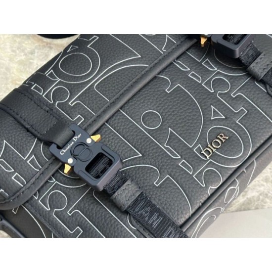 Premium Replica Dior Hit The Road Dior Gravity Shoulder Bag Navy Blue At Cheap Price