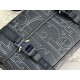 Premium Replica Dior Hit The Road Dior Gravity Shoulder Bag Navy Blue At Cheap Price