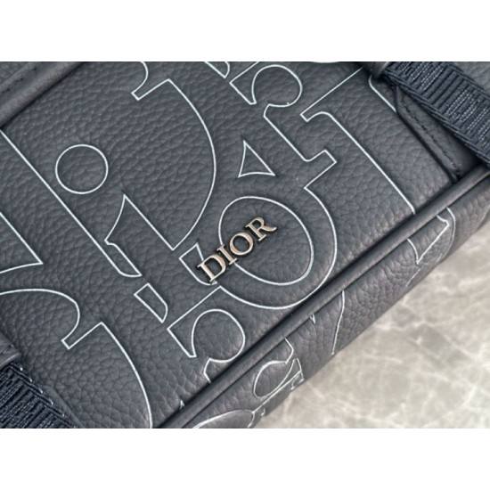 Premium Replica Dior Hit The Road Dior Gravity Shoulder Bag Navy Blue At Cheap Price
