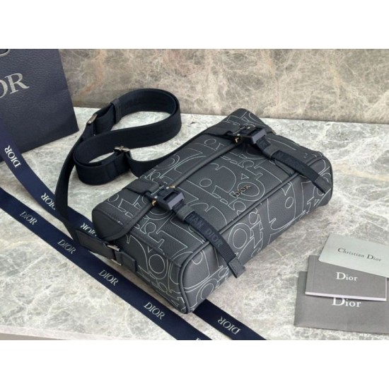 Premium Replica Dior Hit The Road Dior Gravity Shoulder Bag Navy Blue At Cheap Price