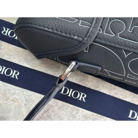 Premium Replica Dior Hit The Road Dior Gravity Shoulder Bag Navy Blue At Cheap Price