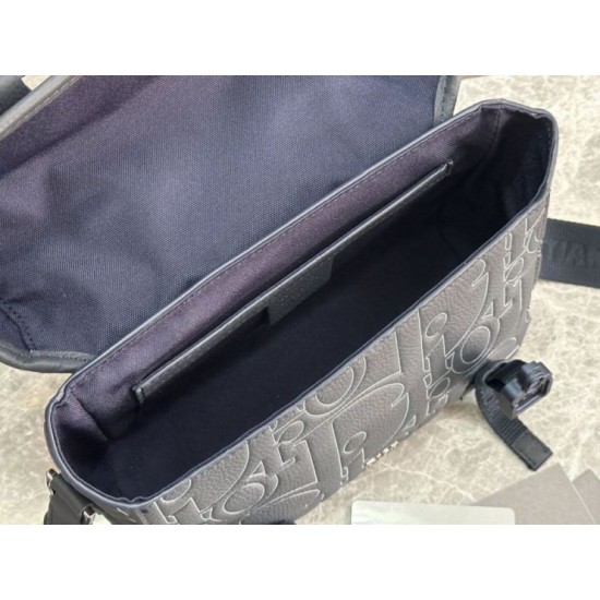 Premium Replica Dior Hit The Road Dior Gravity Shoulder Bag Navy Blue At Cheap Price