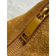 Premium Replica YSL Saint Laurent Amalia Hobo Bag Caramel Suede At Cheap Price