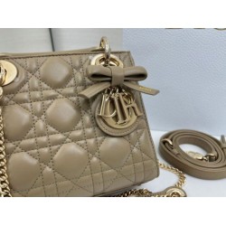Fake Dior Mini Lady Dior Arco Cannage Lambskin Bag Warm Biscuit Knockoff Clone Sale Online Premium Replica Dior Mini Lady Dior Arco Cannage Lambskin Bag Warm Biscuit At Cheap Price