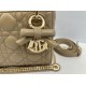 Fake Dior Mini Lady Dior Arco Cannage Lambskin Bag Warm Biscuit Knockoff Clone Sale Online Premium Replica Dior Mini Lady Dior Arco Cannage Lambskin Bag Warm Biscuit At Cheap Price