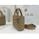 Premium Replica Dior Lady Dior My ABC Dior Small Arco D.I.O.R. Pendant Taupe gray metal At Cheap Price