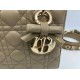 Premium Replica Dior Lady Dior My ABC Dior Small Arco D.I.O.R. Pendant Taupe gray metal At Cheap Price