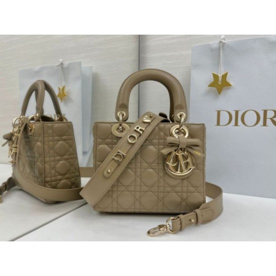 Premium Replica Dior Lady Dior My ABC Dior Small Arco D.I.O.R. Pendant Taupe gray metal At Cheap Price