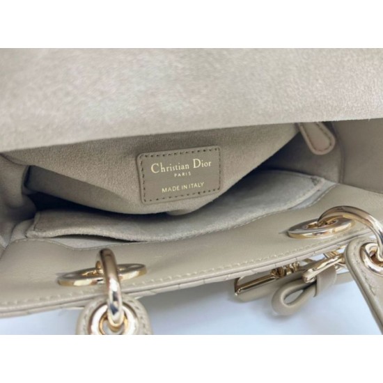 Premium Replica Dior Lady Dior My ABC Dior Small Arco D.I.O.R. Pendant Taupe gray metal At Cheap Price