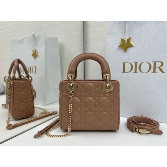 Fake Dior Mini Lady Dior Arco bag with powder pink D.I.O.R charms Knockoff Clone Sale Online Premium Replica Dior Mini Lady Dior Arco bag with powder pink D.I.O.R charms At Cheap Price