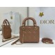 Fake Dior Mini Lady Dior Arco bag with powder pink D.I.O.R charms Knockoff Clone Sale Online Premium Replica Dior Mini Lady Dior Arco bag with powder pink D.I.O.R charms At Cheap Price