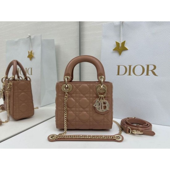 Fake Dior Mini Lady Dior Arco bag with powder pink D.I.O.R charms Knockoff Clone Sale Online Premium Replica Dior Mini Lady Dior Arco bag with powder pink D.I.O.R charms At Cheap Price
