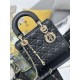 Fake Small Lady Dior My ABCDior bag with D.I.O.R black cannage lambskin pendant Knockoff Clone Sale Online Premium Replica Small Lady Dior My ABCDior bag with D.I.O.R black cannage lambskin pendant At Cheap Price