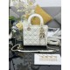 Fake Small Lady Dior My ABCDior bag with D.I.O.R white cannage lambskin pendant Knockoff Clone Sale Online Premium Replica Small Lady Dior My ABCDior bag with D.I.O.R white cannage lambskin pendant At Cheap Price