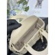 Premium Replica Small Lady Dior My ABCDior bag with D.I.O.R apricot cannage lambskin pendant At Cheap Price