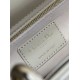 Premium Replica Small Lady Dior My ABCDior bag with D.I.O.R apricot cannage lambskin pendant At Cheap Price