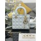 Premium Replica Small Lady Dior My ABCDior bag with D.I.O.R blue cannage lambskin pendant At Cheap Price