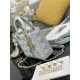 Premium Replica Small Lady Dior My ABCDior bag with D.I.O.R blue cannage lambskin pendant At Cheap Price