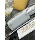 Premium Replica Small Lady Dior My ABCDior bag with D.I.O.R blue cannage lambskin pendant At Cheap Price