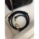 Premium Replica Mini Lady Dior bag with black cannage stitching At Cheap Price