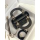 Premium Replica Mini Lady Dior bag with black cannage stitching At Cheap Price