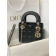 Premium Replica Mini Lady Dior bag with black cannage stitching At Cheap Price