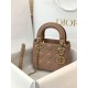 Premium Replica Mini Lady Dior bag with pink cannage stitching At Cheap Price